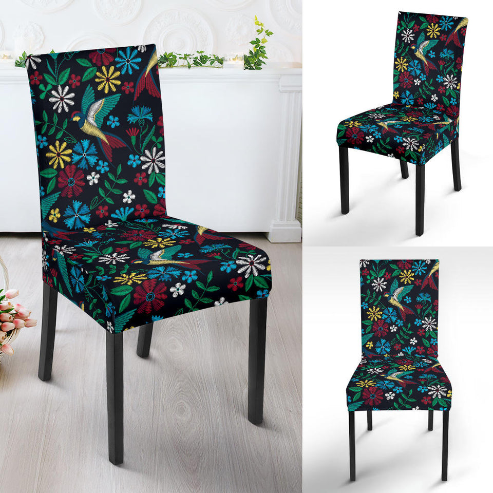 Swallow Pattern Print Design 04 Dining Chair Slipcover