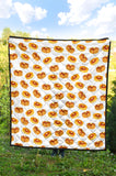 Pancake Pattern Print Design 04 Premium Quilt