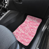 Pink Camo Camouflage Pattern Front Car Mats
