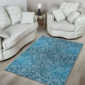 Shell Pattern Theme Area Rug