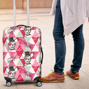 Cool Chihuahua Pink Pattern Luggage Covers
