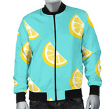 Lemon Theme Pattern Men Bomber Jacket