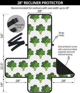 Broccoli Pattern Recliner Cover Protector