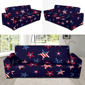 USA Star Pattern Theme Sofa Slipcover