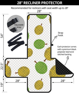 Durian Background Pattern  Recliner Cover Protector