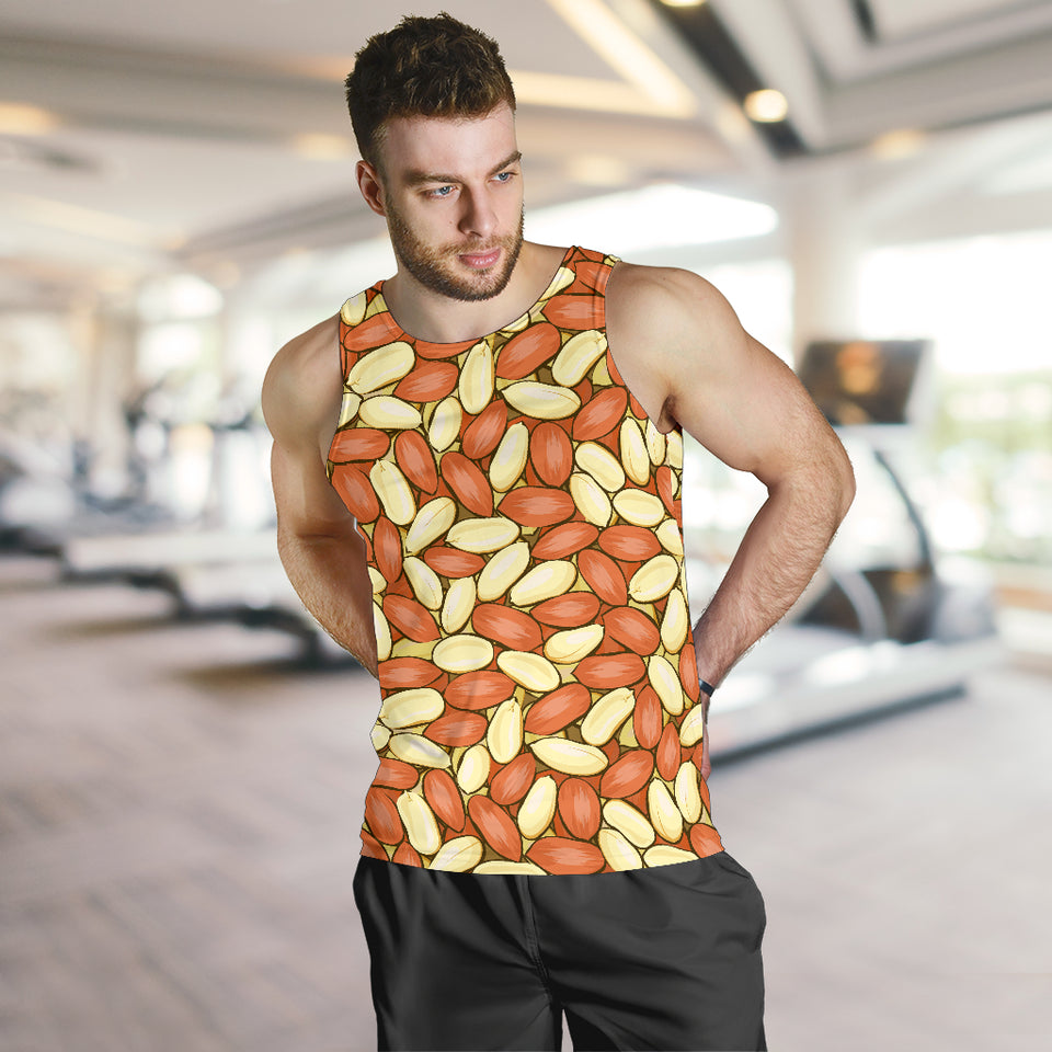 Peanut Pattern Background Men Tank Top