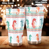 Seahorse Pattern Theme Tumbler