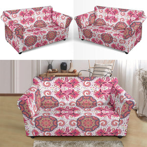 Indian Pattern Loveseat Couch Slipcover