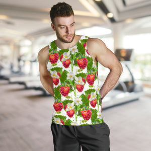 Strawberry Pattern Men Tank Top