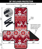 Snowman Sweater Printed Pattern Recliner Cover Protector