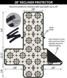 Arabic Morocco Pattern Background Recliner Cover Protector