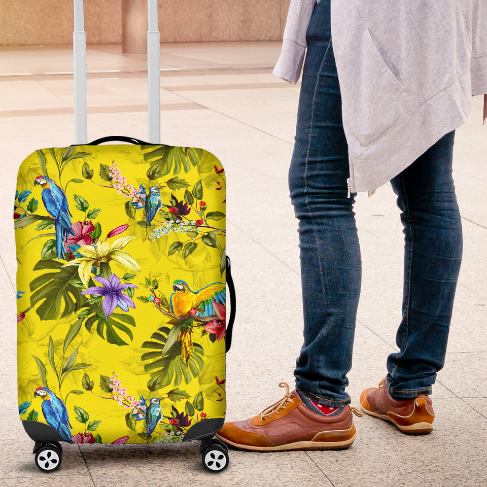 Colorful Parrot Pattern Luggage Covers