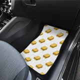 Sandwich Pattern Print Design 04 Front and Back Car Mats