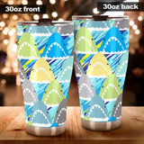 Shark Head Pattern Tumbler