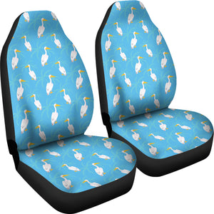 Pelican Pattern Print Design 02 Universal Fit Car Seat Covers