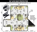 Cow Pattern Loveseat Couch Cover Protector