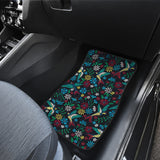 Swallow Pattern Print Design 04 Front and Back Car Mats