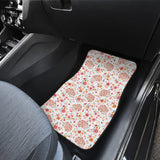 Hedgehog Pattern Print Design 03 Front Car Mats