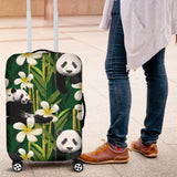 Panda Bamboo Flower Pattern  Luggage Covers