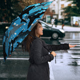 Shark Pattern Background Umbrella