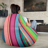 Rainbow Stripe Pattern Bean Bag Cover