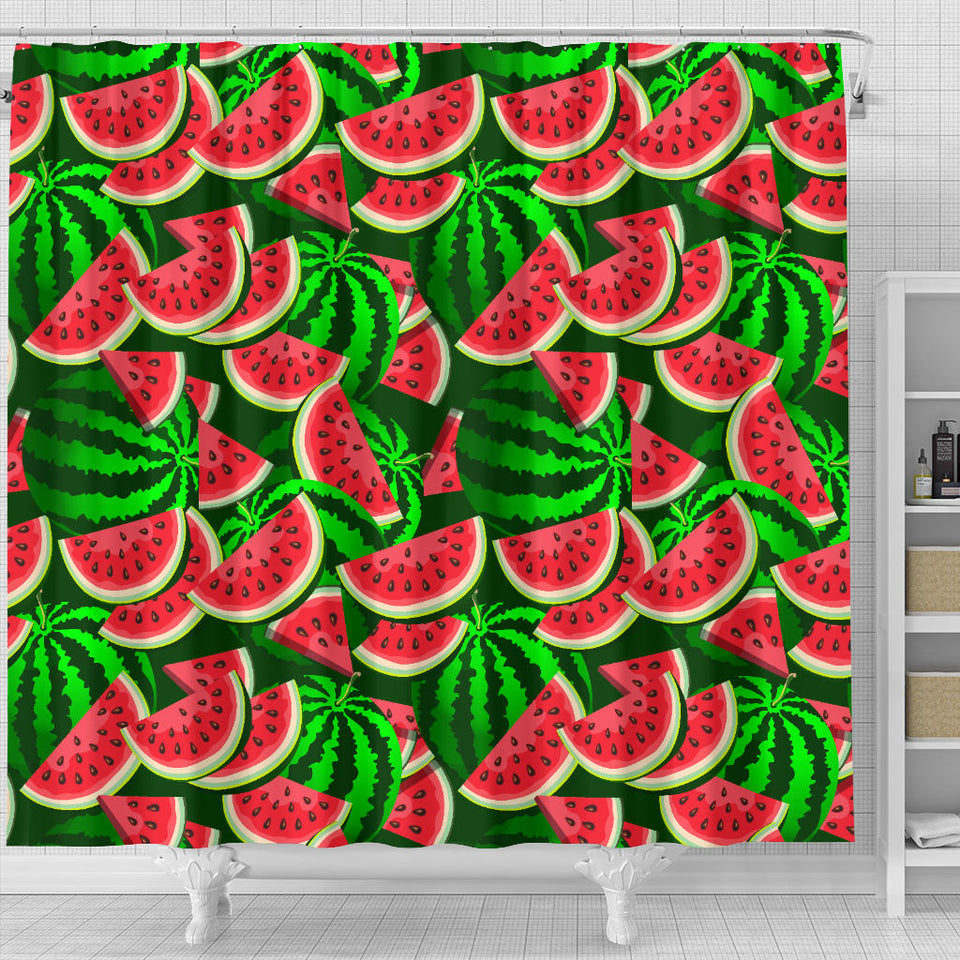 Watermelon Pattern Theme Shower Curtain Fulfilled In US