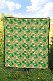 Pelican Pattern Print Design 05 Premium Quilt