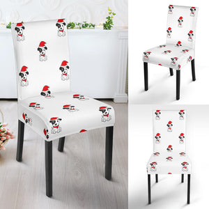 Jack Russel Pattern Print Design 01 Dining Chair Slipcover