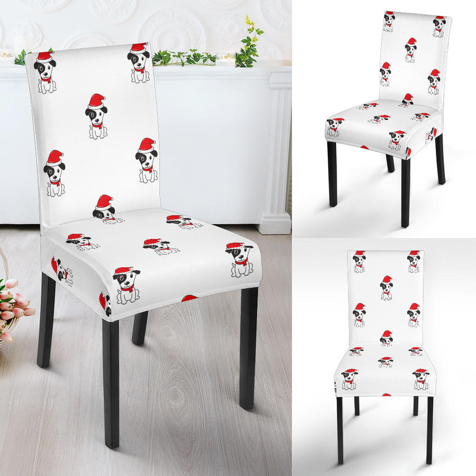 Jack Russel Pattern Print Design 01 Dining Chair Slipcover