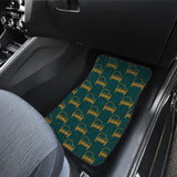 Piano Pattern Print Design 03 Front and Back Car Mats