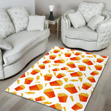 French Fries Pattern Area Rug