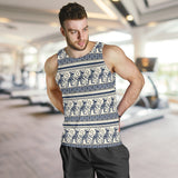 Kangaroo Aboriginal Pattern Ethnic Motifs Men Tank Top