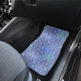 Chemistry Periodic Table Pattern Print Design 02 Front Car Mats