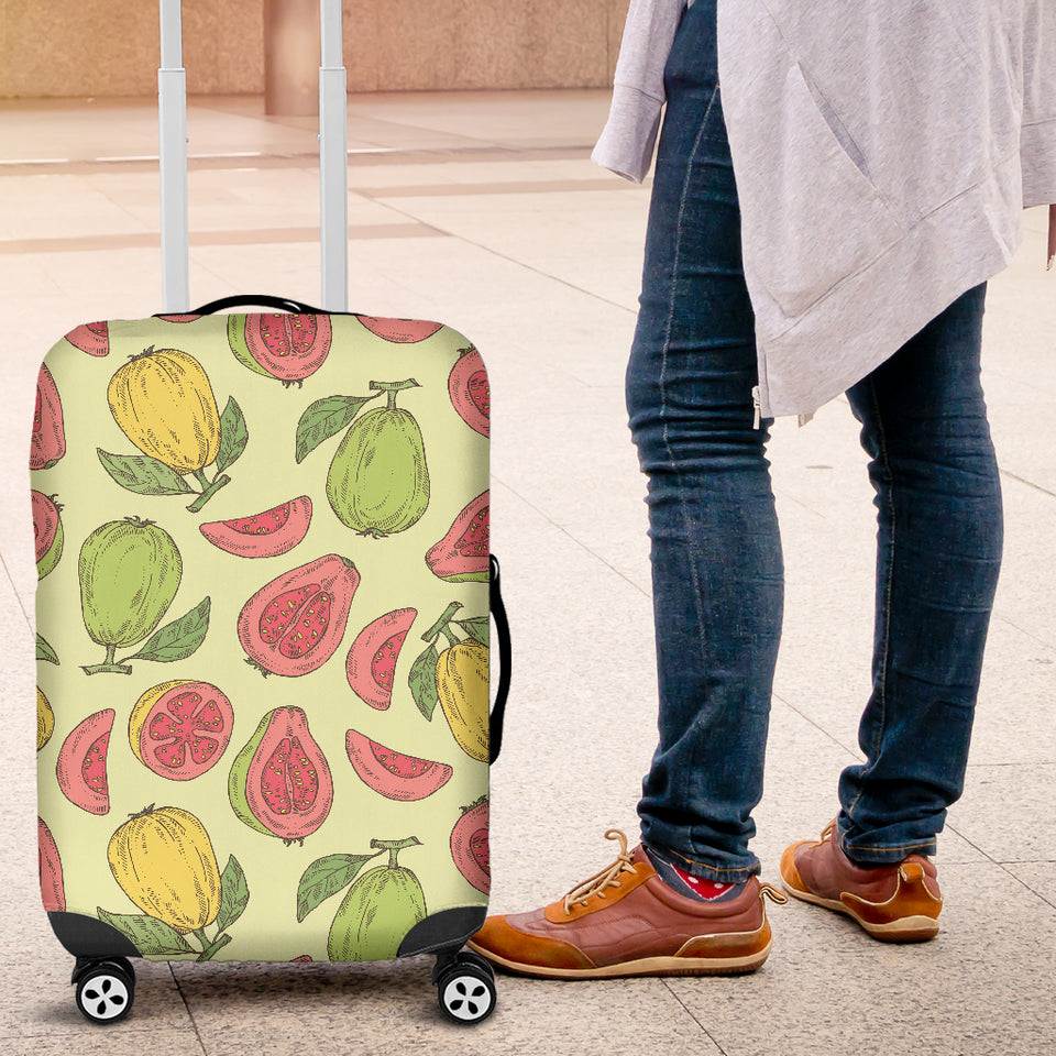 Guava Pattern Background Luggage Covers