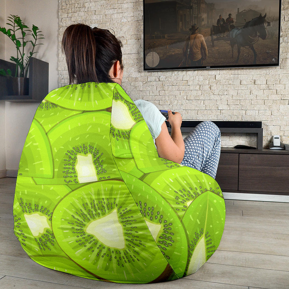 Sliced Kiwi Pattern Bean Bag Cover