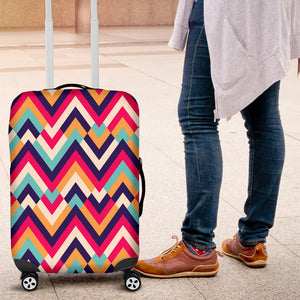 Zigzag Chevron Pattern Background Luggage Covers