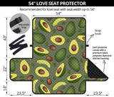 Avocado Pattern Background Loveseat Couch Cover Protector