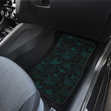 Stingray Pattern Print Design 02 Front and Back Car Mats