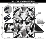 Crow Pattern Loveseat Couch Cover Protector