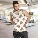 Sea Lion Pattern Men Tank Top