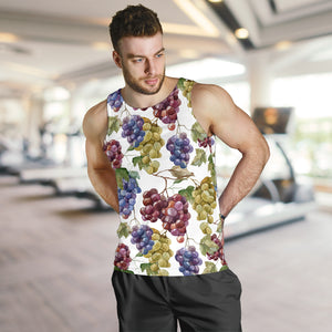 Grape Pattern Men Tank Top