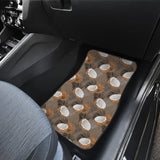 Coconut Pattern Print Design 02 Front Car Mats