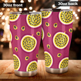 Sliced Passion Fruit Pattern Tumbler