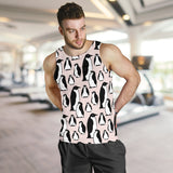 Penguin Pattern Background Men Tank Top