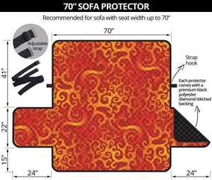 Flame Fire Pattern Sofa Cover Protector