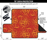 Flame Fire Pattern Sofa Cover Protector