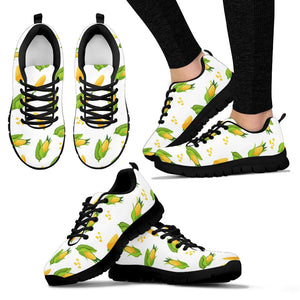 Corn Pattern Print Design 01 Women's Sneaker Pillow