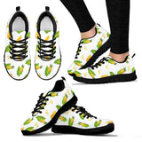 Corn Pattern Print Design 01 Women's Sneaker Pillow