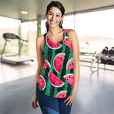 Watermelon Pattern Women Racerback Tank Top