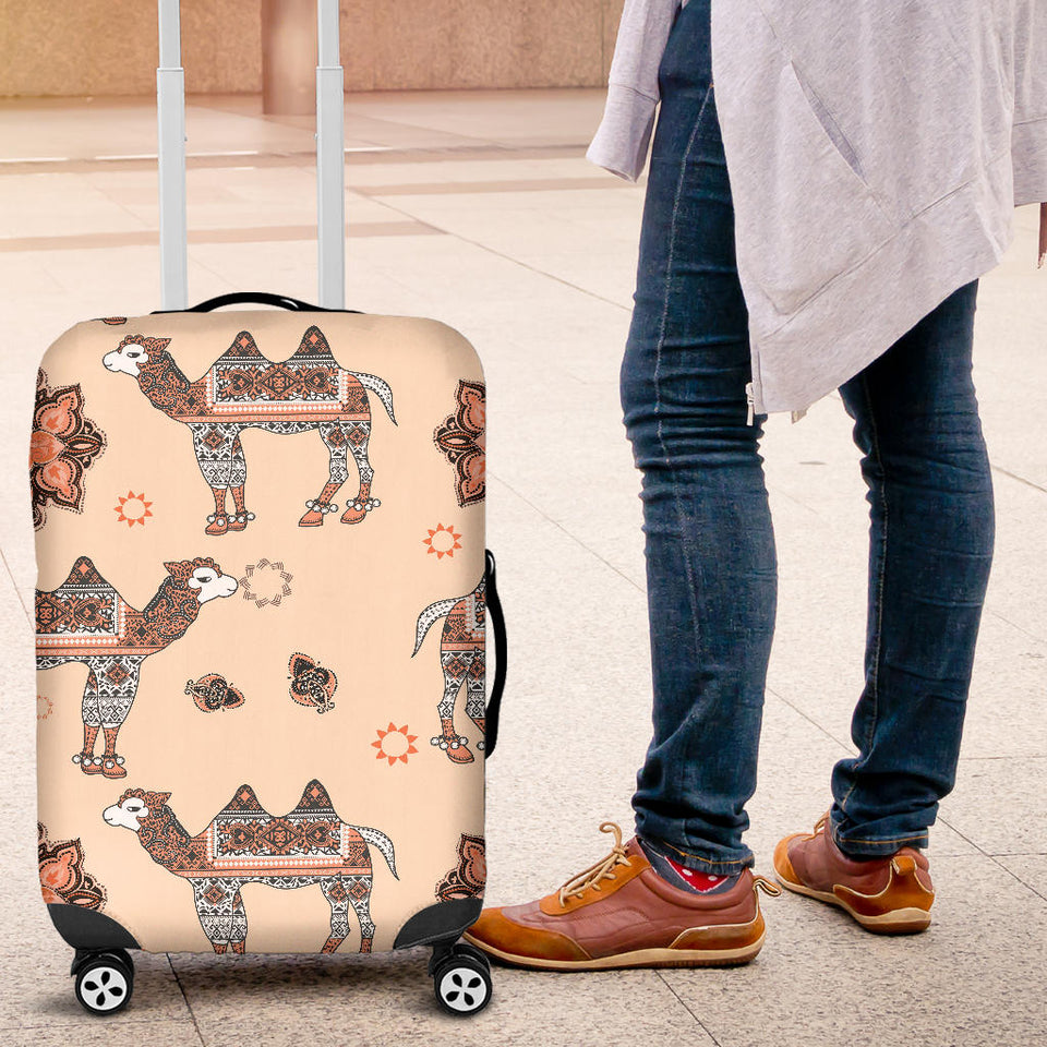 Camel Tribal Pattern Luggage Covers